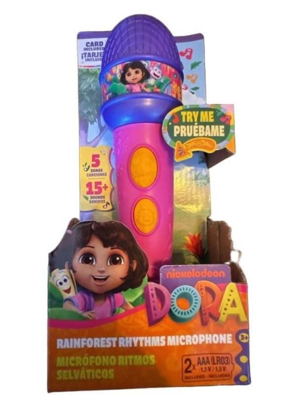 Spin Master Nickelodeon Dora Rainforest Rhythms Microphone